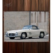 Металлическая табличка Mercedes-Benz 300SL Roadster US spec (R198)